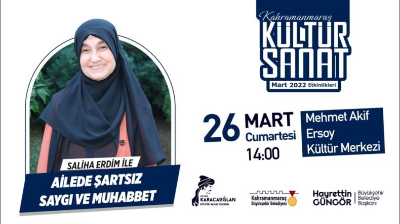 Kültür Sanat Etkinliklerinde Yazar Saliha Erdim Söyleşisi.