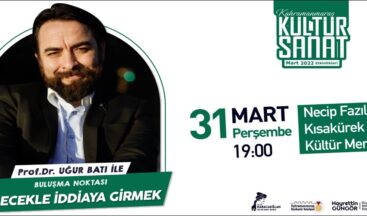 Kültür Sanat Etkinliklerinde Yazar Batı Konferansı.