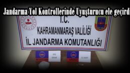 Jandarma Yol Kontrollerinde Uyuşturucu ele geçirdi.