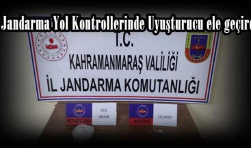 Jandarma Yol Kontrollerinde Uyuşturucu ele geçirdi.