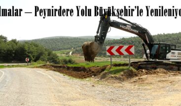 Elmalar – Peynirdere Yolu Büyükşehir’le Yenileniyor.