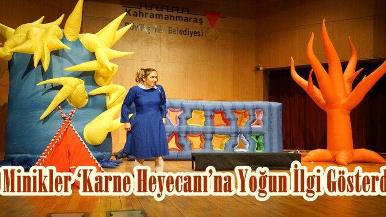 Minikler ‘Karne Heyecanı’na Yoğun İlgi Gösterdi.