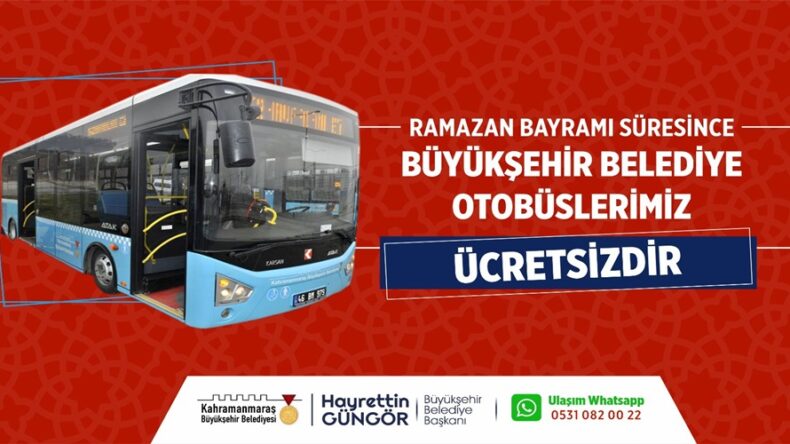 Bayramda Büyükşehir Otobüsleri Ücretsiz.