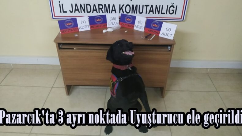 Pazarcık’ta 3 ayrı noktada Uyuşturucu ele geçirildi.
