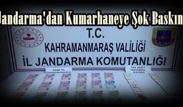 Jandarma’dan Kumarhaneye Şok Baskın!