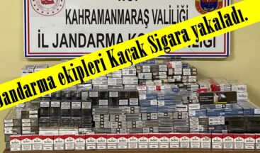 Jandarma ekipleri Kaçak Sigara yakaladı.