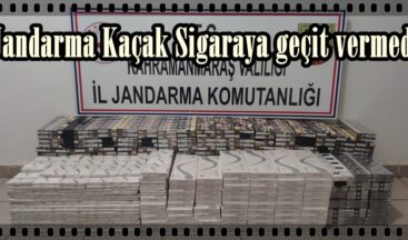 Jandarma Kaçak Sigaraya geçit vermedi.