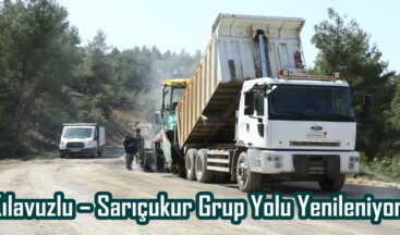 Kılavuzlu – Sarıçukur Grup Yolu Yenileniyor.