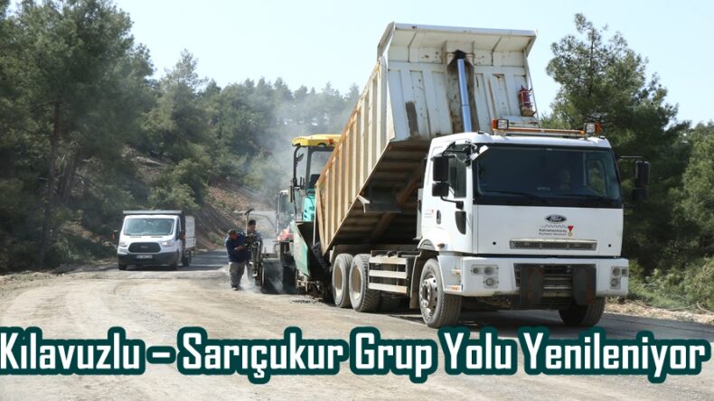 Kılavuzlu – Sarıçukur Grup Yolu Yenileniyor.
