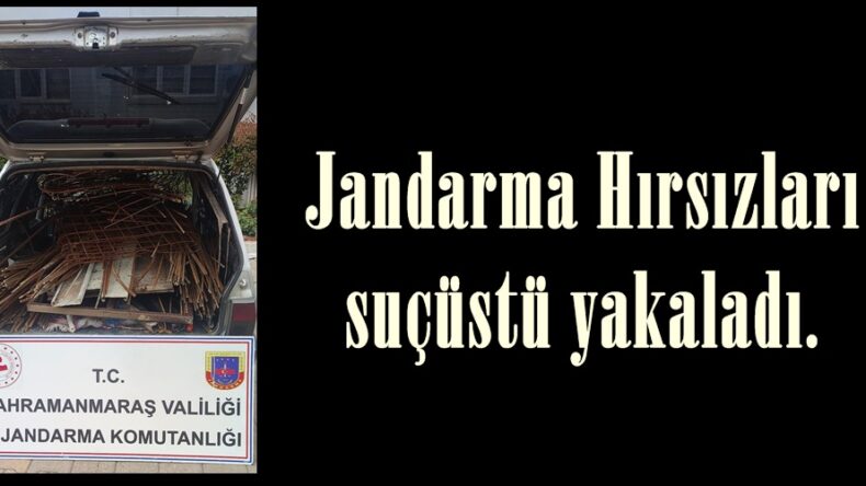Jandarma Hırsızları suçüstü yakaladı.