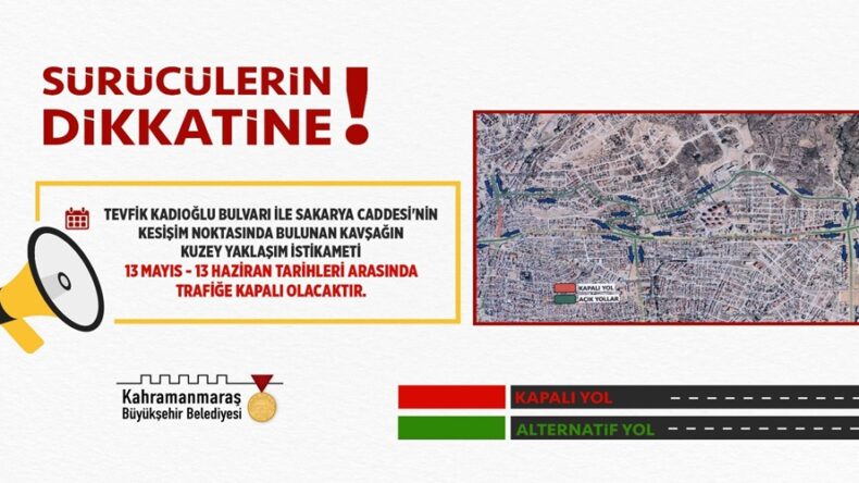 Alternatif Güzergâh Uyarısı!