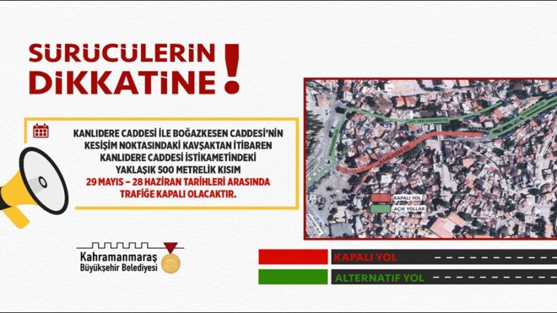 Sürücüler Alternatif Güzergâhlara Yönlendirildi!.