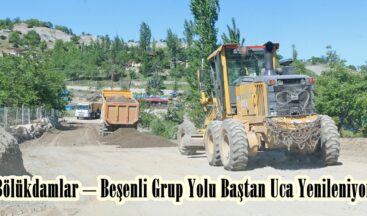 Bölükdamlar – Beşenli Grup Yolu Baştan Uca Yenileniyor.