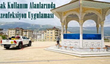 Ortak Kullanım Alanlarında Dezenfeksiyon Uygulaması.