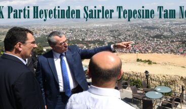 AK Parti Heyetinden Şairler Tepesine Tam Not.