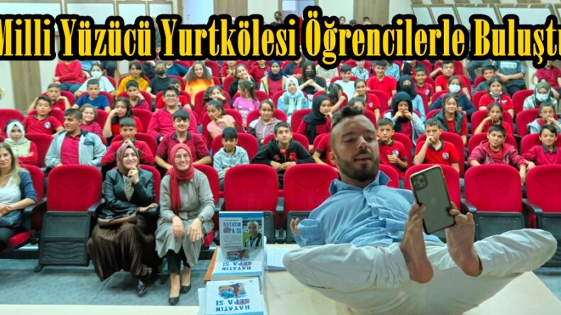 Milli Yüzücü Yurtkölesi Öğrencilerle Buluştu.
