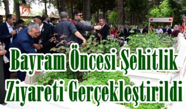 Bayram Öncesi Şehitlik Ziyareti Gerçekleştirildi.