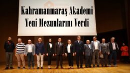 Kahramanmaraş Akademi Yeni Mezunlarını Verdi.