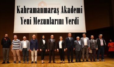 Kahramanmaraş Akademi Yeni Mezunlarını Verdi.