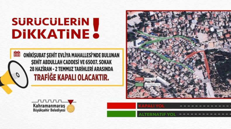 Sürücüler Alternatif Güzergâhlara Yönlendirildi!.