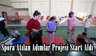 Spora Atılan Adımlar Projesi Start Aldı.