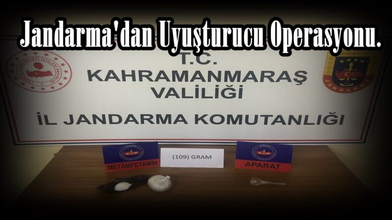 Jandarma’dan Uyuşturucu Operasyonu.