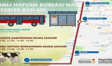 Canlı Hayvan Borsası’na Ücretsiz Ring Seferleri Başlıyor.
