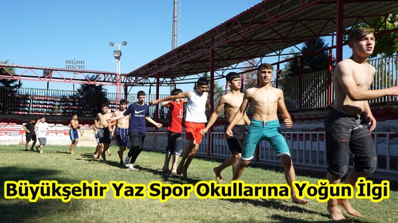 Büyükşehir Yaz Spor Okullarına Yoğun İlgi.