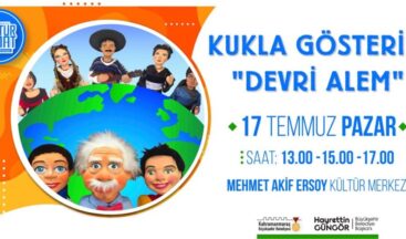 Kukla Gösterisi Minik İzleyicilerini Bekliyor.