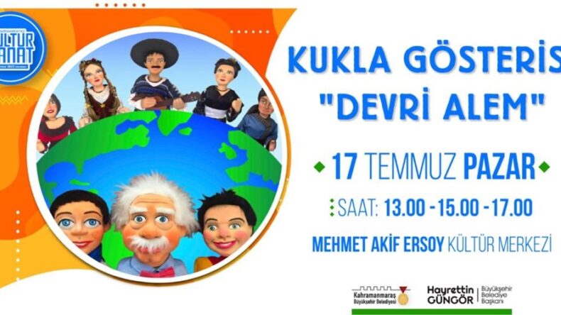 Kukla Gösterisi Minik İzleyicilerini Bekliyor.