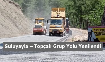 Suluyayla – Topçalı Grup Yolu Yenilendi.