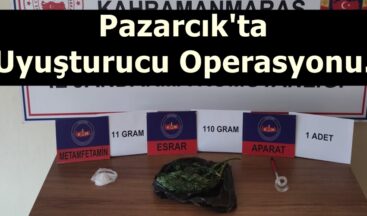 Pazarcık’ta Uyuşturucu Operasyonu.
