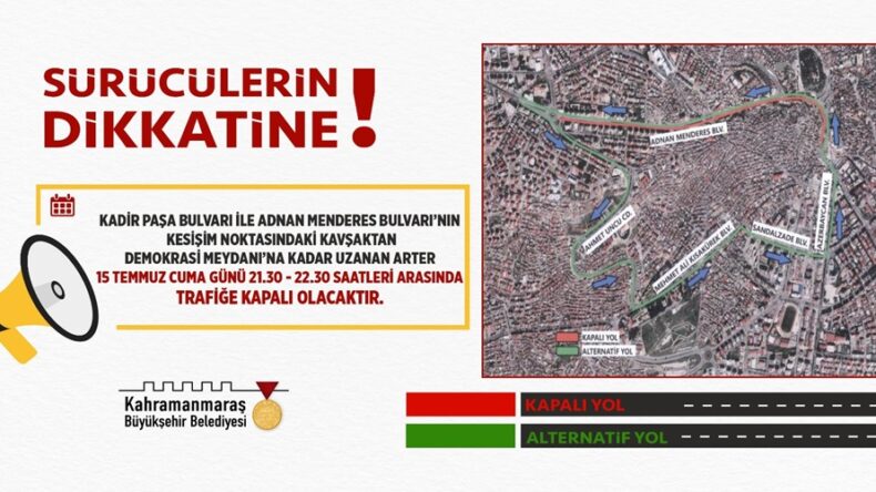 Sürücülerin Dikkatine!