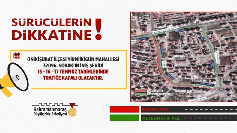 Büyükşehir Sürücüleri Uyarıyor!