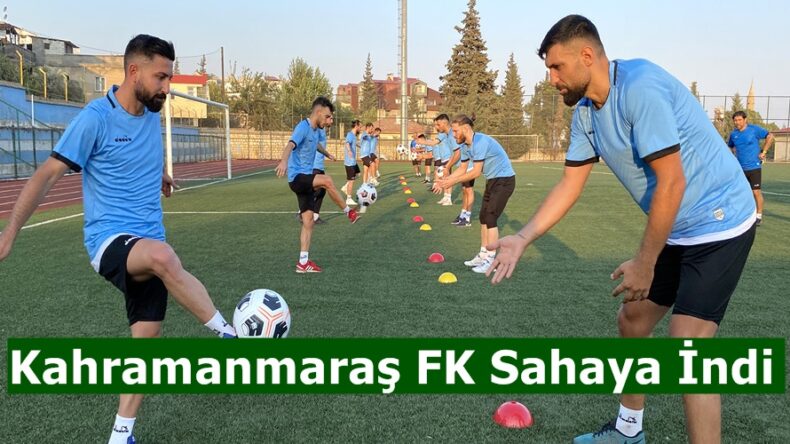 Kahramanmaraş FK Sahaya İndi.
