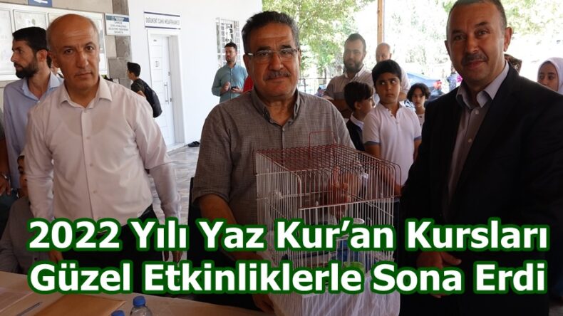 2022 Yılı Yaz Kur’an Kursları Güzel Etkinliklerle Sona Erdi.