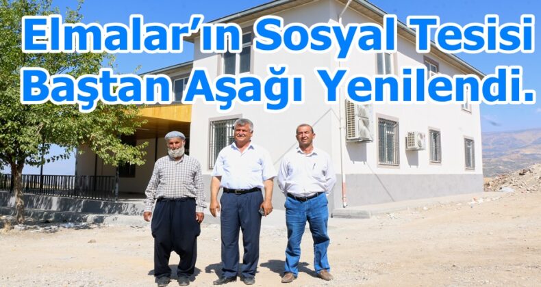 Elmalar’ın Sosyal Tesisi Baştan Aşağı Yenilendi.