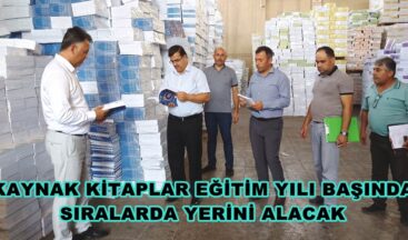 KAYNAK KİTAPLAR EĞİTİM YILI BAŞINDA SIRALARDA YERİNİ ALACAK