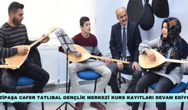 GAZİPAŞA CAFER TATLIBAL GENÇLİK MERKEZİ KURS KAYITLARI DEVAM EDİYOR.