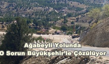 Ağabeyli Yolunda O Sorun Büyükşehir’le Çözülüyor.