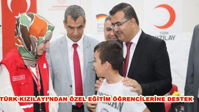 TÜRK KIZILAYI’NDAN ÖZEL EĞİTİM ÖĞRENCİLERİNE DESTEK