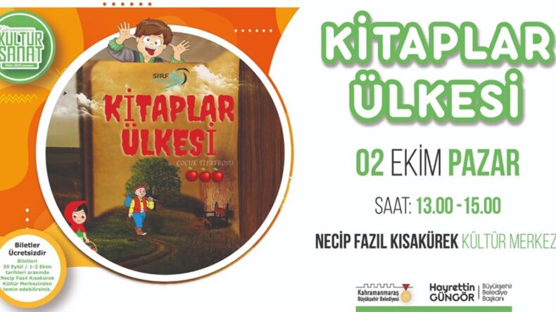 Haydi Çocuklar! “Kitaplar Ülkesi” Sizi Bekliyor.