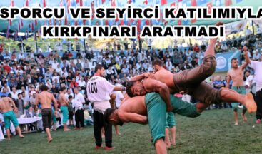 BOYALI GÜREŞLERİ NEFES KESTİ.