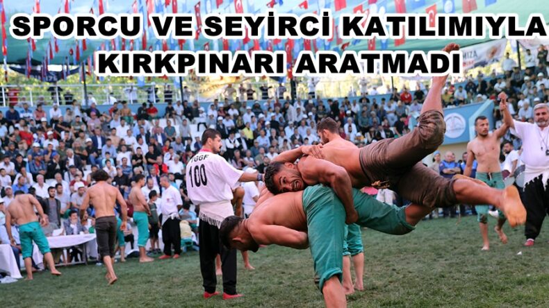 BOYALI GÜREŞLERİ NEFES KESTİ.