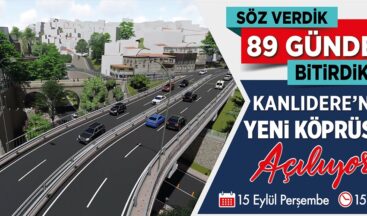 Kanlıdere’nin Yeni Köprüsü Hizmete Alınıyor.