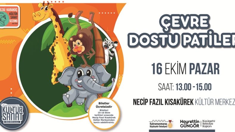 “Çevre Dostu Patiler” Miniklerle Buluşmaya Geliyor.