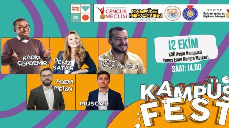Kampüs Fest Coşku Dolu Etkinliklerle Yarın Başlıyor!
