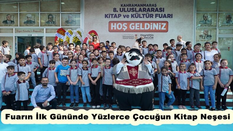 Fuarın İlk Gününde Yüzlerce Çocuğun Kitap Neşesi.