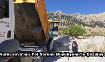 Kurucaova’nın Yol Sorunu Büyükşehir’le Çözülüyor.