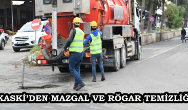 KASKİ’DEN MAZGAL VE RÖGAR TEMİZLİĞİ.